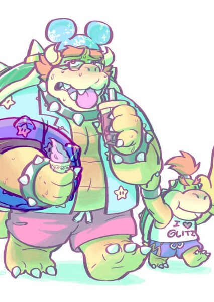 Bowser and Bowser, Jr. photo
