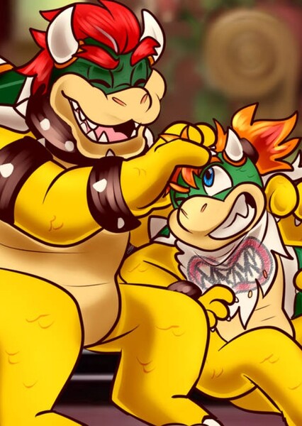 Bowser and Bowser, Jr. photo