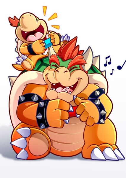 Bowser and Bowser, Jr. photo