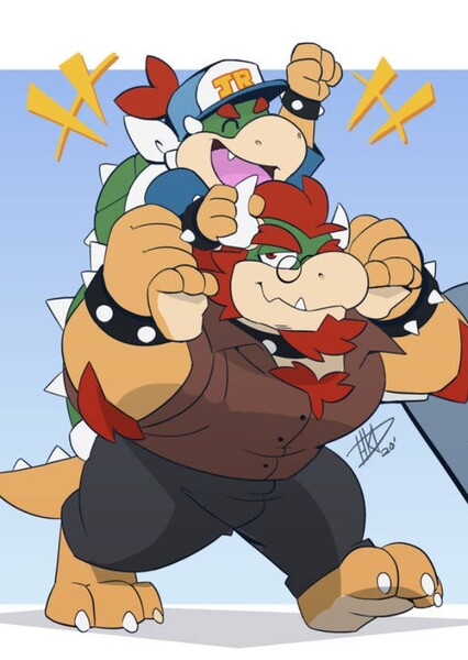 Bowser and Bowser, Jr. photo