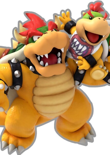 Bowser and Bowser, Jr.