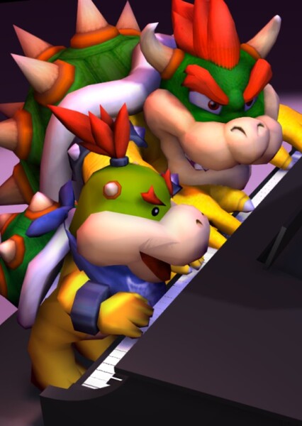 Bowser and Bowser, Jr. photo