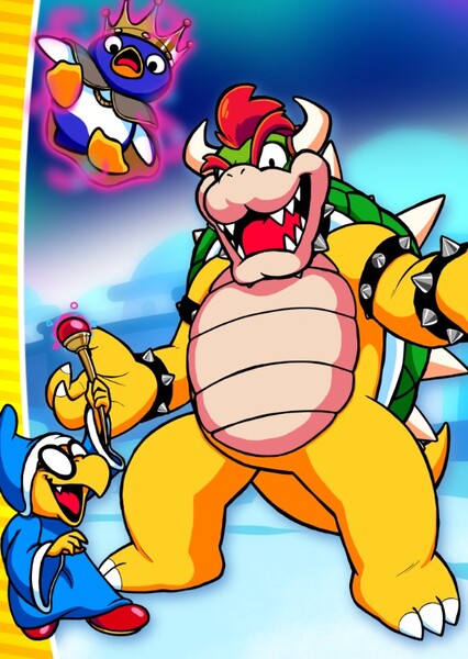 Bowser and Kamek