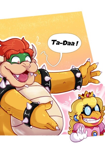 Bowser and Kamek photo