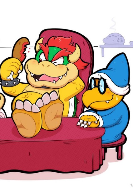 Bowser and Kamek photo