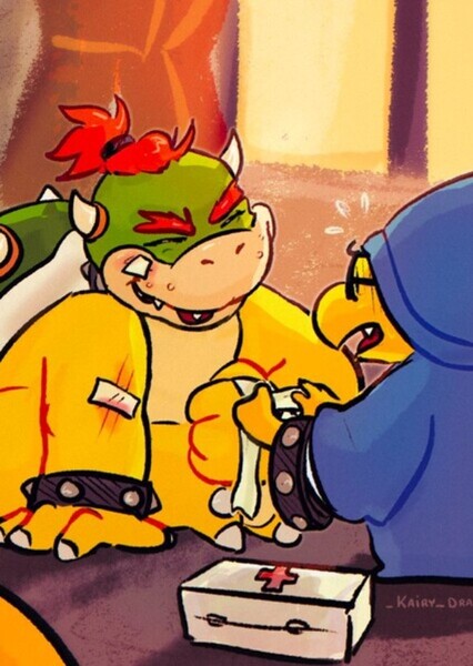 Bowser and Kamek photo
