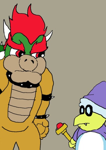 Bowser and Kamek photo