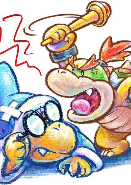 Bowser and Kamek photo