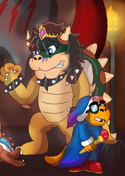 Bowser and Kamek photo