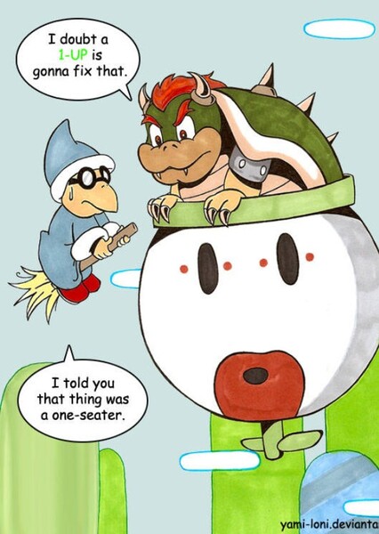 Bowser and Kamek photo