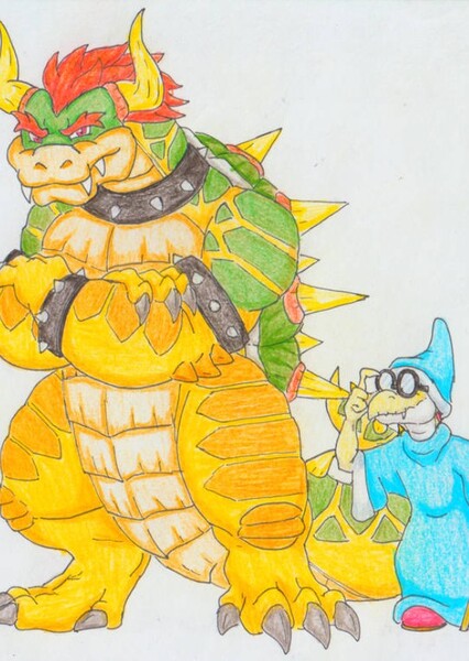 Bowser and Kamek photo