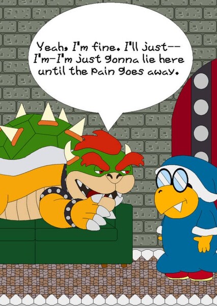 Bowser and Kamek photo