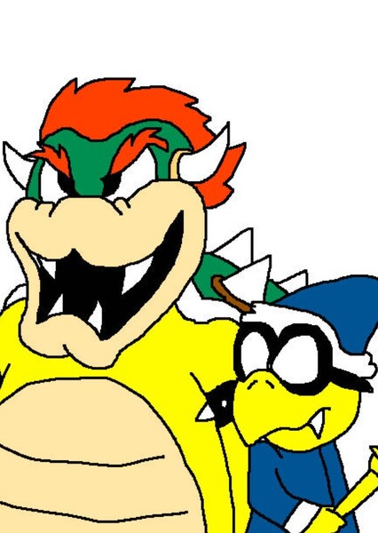 Bowser and Kamek photo