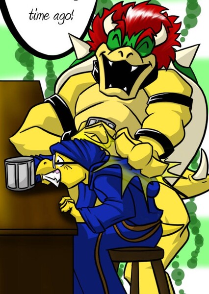 Bowser and Kamek photo