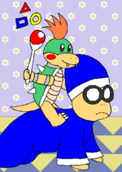 Bowser and Kamek photo