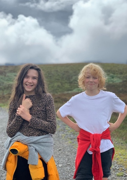 Brooklyn Prince and Christian Convery photo