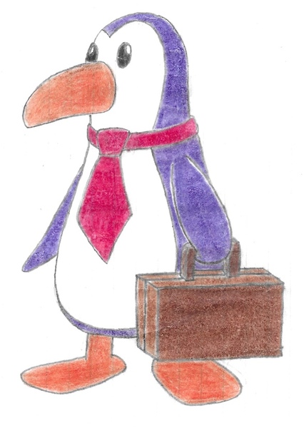 Business Penguin photo