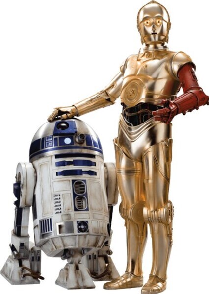 C-3PO and R2-D2 photo