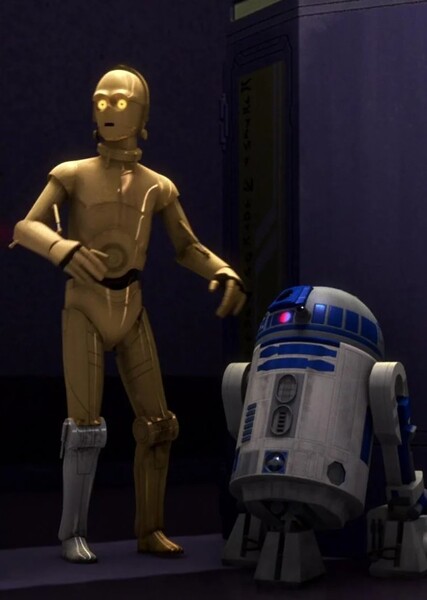 C-3PO and R2-D2 photo