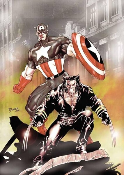 Captain America and Wolverine