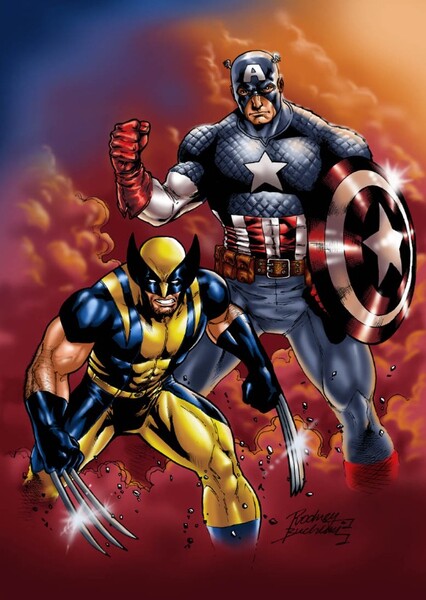 Captain America and Wolverine photo