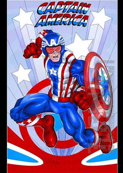 Captain America Reb Brown photo