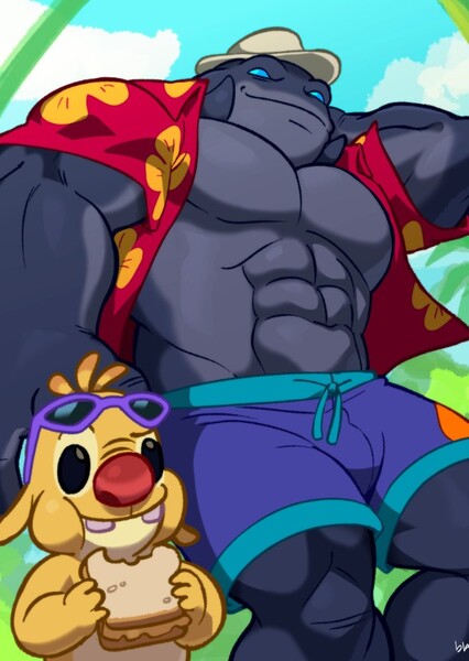 Captain Gantu and Reuben photo