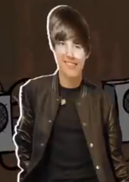 Cardboard Bieber photo