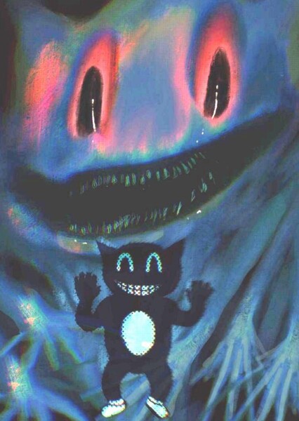 Cartoon cat photo