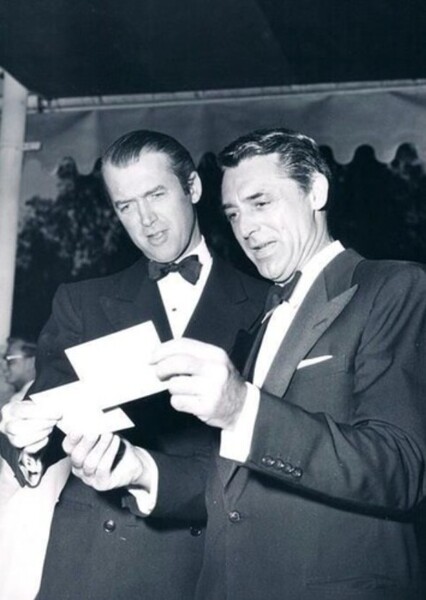 Cary Grant and James Stewart photo