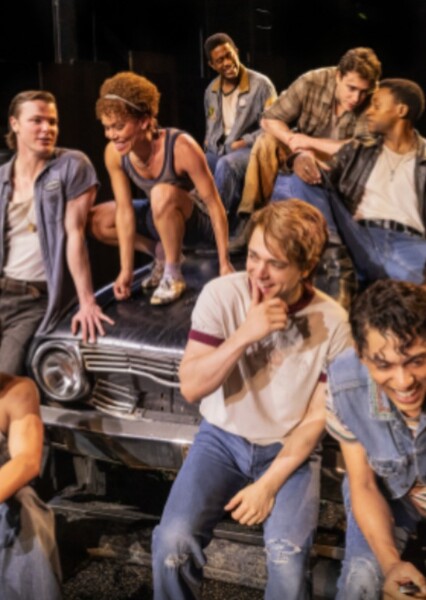 cast of the outsiders the new musical photo
