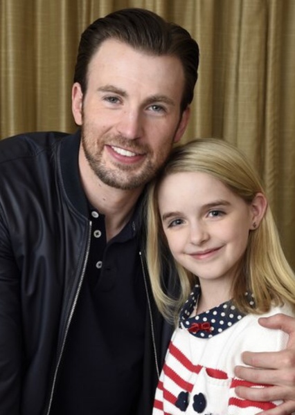 Chris Evans and Mckenna Grace photo