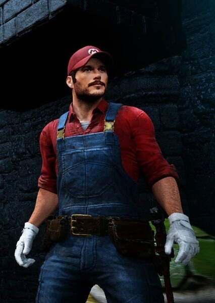 Chris Pratt wears Mario's Overalls