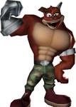 Chris Williams as Crunch Bandicoot in Video Game Voices