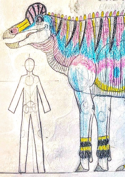 Clara The Corythosaurus Casuarius