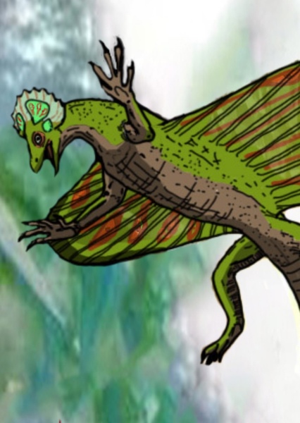 Coelurosauravus photo