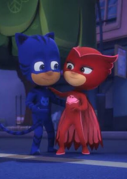 Connor(catboy)and amaya(owlette)PJ Masks