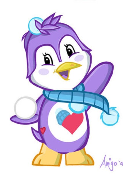 Cozy Heart Penguin