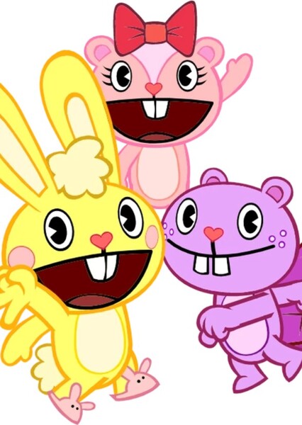 Cuddles, Toothy, and Giggles (Happy Tree Friends) photo