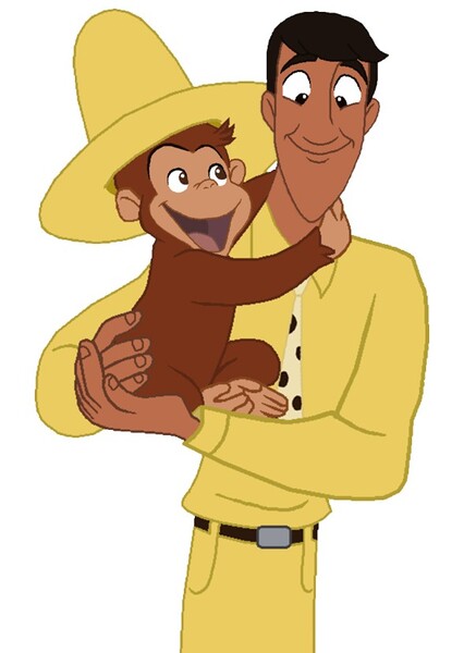 Curious George and Ted Shackleford photo