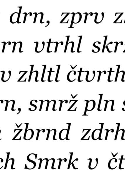 Czech (Language)