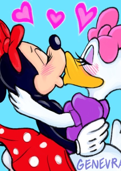 Daisy Duck and Minnie Mouse