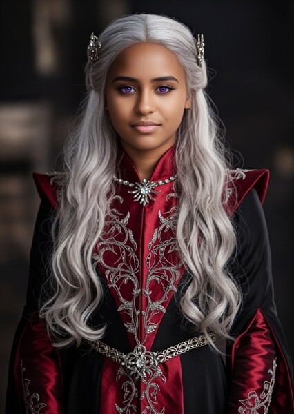 Princess Rhaella Targaryen (Younger Sister, Political Heir)