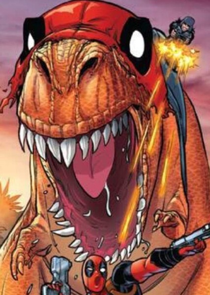 Deadpool Dinosaur photo