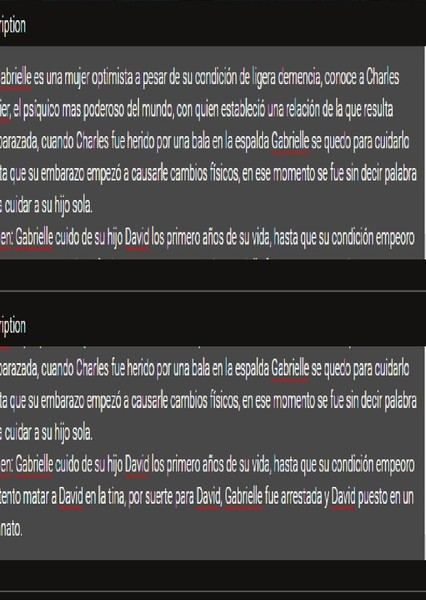 Descripcion de Gabrielle