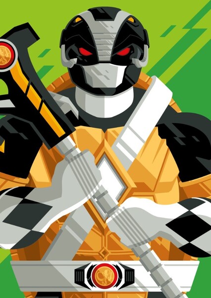 Donatello The Black Turtle Ranger Dimension X Purple Ranger