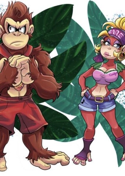 Donkey and Candy Kong photo