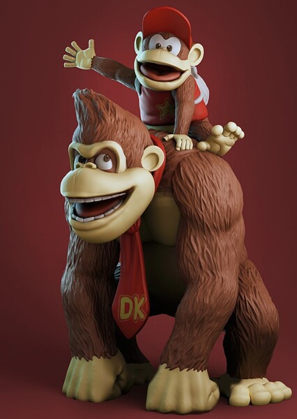 Donkey and Diddy Kong photo