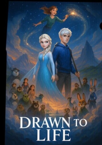 Drawn to life logo background photo