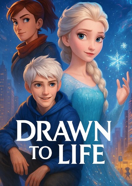 Drawn to life logo background